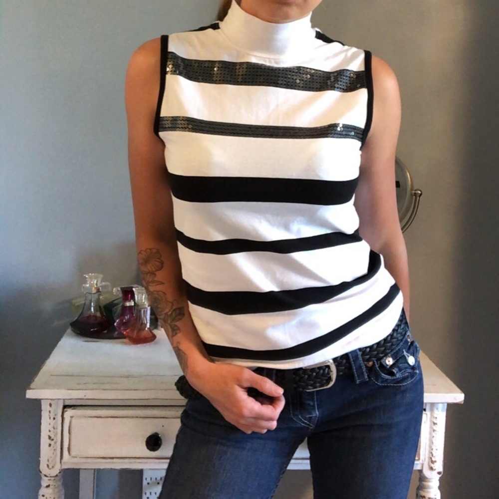 Sequinned top